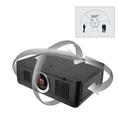 Flyin RL-K1 3D High WUXGA 3LCD Outdoor Home Theatre Projector ความสว่างสูง 10000 ลูเมน รองรับ 4K