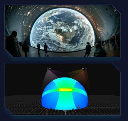 Flyin A1 4K Edge Fusion Dome การแผนที่ 3 มิติ ระบบการฉายสถานที่ขนาดใหญ่ ห้องท่วม