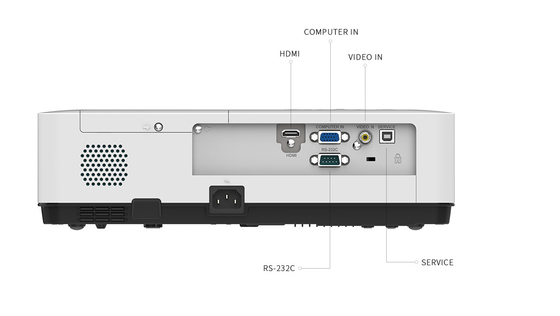 4300 Lumens Wireless Projectors โปรเจคเตอร์ LCD แบบพกพาสำหรับห้องเรียน