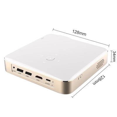 มินิ S350 1080P Full HD DLP 4K 3D โปรเจคเตอร์โรงภาพยนตร์บ้าน WIFI แอนดรอยด์ 9 แบตเตอรี่ที่ติดตั้ง