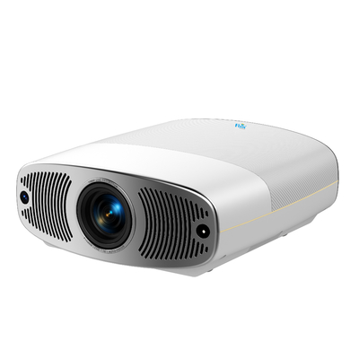 Flyin Q7 แหล่งไฟ LED LCD โปรเจคเตอร์ Android สเปคเกอร์สเตียโร่ในตัว US EURO พล็อก