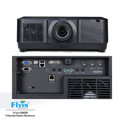 FLYIN WUXGA 3LCD โปรเจคเตอร์กลางแจ้งขนาดเลเซอร์ FULL HD 3D ด้วย 20000 ลูเมนสําหรับโรงภาพยนตร์
