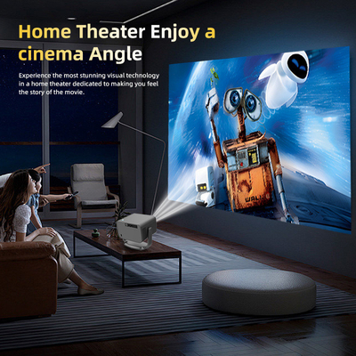 FLYIN P20 Pro 4K 350Lms 1080P โปรเจคเตอร์ Full HD โฟกัสอัตโนมัติ เลนส์ LCD แหลมแอนดรอยด์ 13 Airplay โปรเจคเตอร์บ้านพกพา