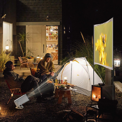 Flyin S40 โฮมทีวี Full HD 1080P 4K โปรเจคเตอร์เกม โปรเจคเตอร์ 120 ANSI Lumens โฮมทีวี
