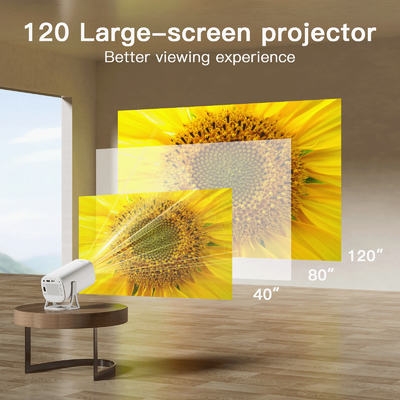 Flyin S40 โฮมทีวี Full HD 1080P 4K โปรเจคเตอร์เกม โปรเจคเตอร์ 120 ANSI Lumens โฮมทีวี