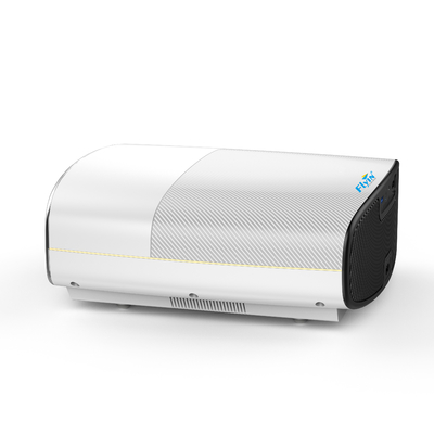 Flyin Q7 1080p ความละเอียดสูง โปรเจคเตอร์โรงละครบ้านบันเทิง LCD เครื่องเสียงคู่ โบลูธูท 100 นิ้ว หน้าจอ WIFI วงจรคู่
