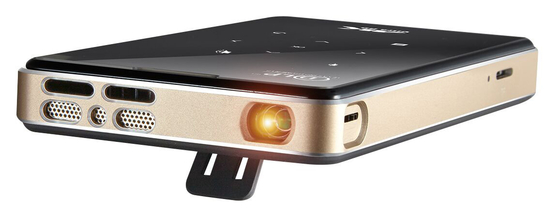 Flyin P09 4K HD Projector Portable Android 9.0 16GB ROM แสง LED สําหรับบ้านและการศึกษา