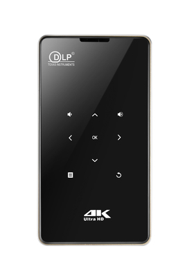 Flyin P09 4K HD Projector Portable Android 9.0 16GB ROM แสง LED สําหรับบ้านและการศึกษา