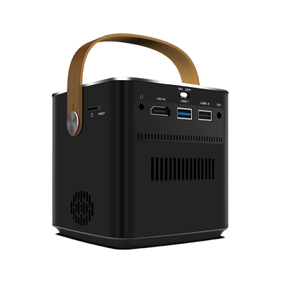 Flyin P12 1080P Max 4K มินิโปรเจคเตอร์ 9000mAh แบตเตอรี่ วิดีโอกลางแจ้ง 400 ANSI Lumens แอนดรอยด์ 9 2GB/16GB DLP Link 3D โปรเจคเตอร์