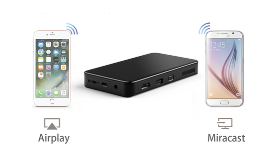 Flyin S90 4K Mini Portable Android Smart DLP Projector WIFI Bluetooth Enabled รูปทรงโทรศัพท์มือถือ US Plug LED Lamp แบตเตอรี่ 3 มิติ