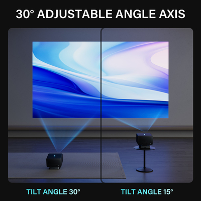 Flyin P50 โฮมทีเอเตอร์ 1080P 4K โปรเจคเตอร์ Allwinner H713 โปรเจคเตอร์ 800 ANSI Lumens โฮมทีวี โปรเจคเตอร์