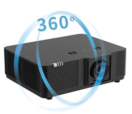 Flyin 5500 ลูเมน DLP Laser Projector WUXGA ความละเอียดสูง 4K Active 3D Presentation 0.8 DMD Chip สําหรับการถ่ายภาพที่แม่นยํา การเปลี่ยนเลนส์โฟกัสด้วยมือเพื่อประสบการณ์การถ่ายภาพที่ยืดหยุ่น