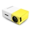 YG300 มินิ Pocket 4k แบบพกพา LED Projectors สีเหลืองสำหรับโฮมเธียเตอร์