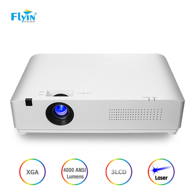3LCD Flyin 4k HDR Xga 4000 Lumens แหล่งกำเนิดแสงเลเซอร์โปรเจคเตอร์
