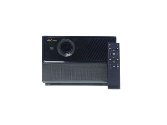 แหล่งกำเนิดแสงเลเซอร์ LCD True 4K เครื่องฉายภาพขนาดใหญ่ โปรเจคเตอร์โฮมเธียเตอร์บลูทูธ