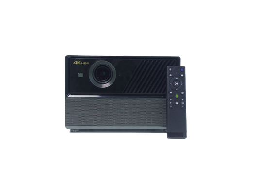 แหล่งกำเนิดแสงเลเซอร์ LCD True 4K เครื่องฉายภาพขนาดใหญ่ โปรเจคเตอร์โฮมเธียเตอร์บลูทูธ