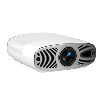 Flyin Q7 1080p ความละเอียดสูง โปรเจคเตอร์โรงละครบ้านบันเทิง LCD เครื่องเสียงคู่ โบลูธูท 100 นิ้ว หน้าจอ WIFI วงจรคู่