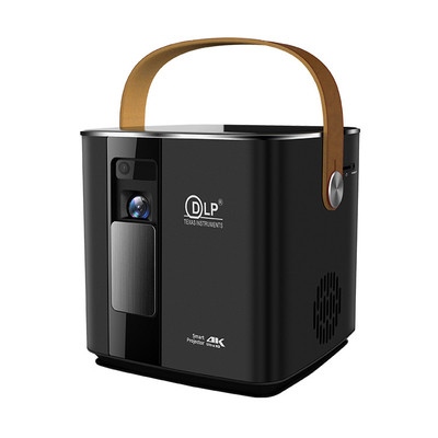 Flyin P12 1080P Max 4K มินิโปรเจคเตอร์ 9000mAh แบตเตอรี่ วิดีโอกลางแจ้ง 400 ANSI Lumens แอนดรอยด์ 9 2GB/16GB DLP Link 3D โปรเจคเตอร์