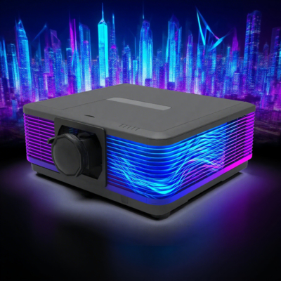 โปรเจคเตอร์เลเซอร์ 3LCD 4K ระดับมืออาชีพ Flyin 2025 ความสว่าง 10000 ANSI Lumens Ultra HD 3840x2160 ความสว่างสูง สำหรับธุรกิจ การศึกษา สถานที่ขนาดใหญ่ 3D Mapping