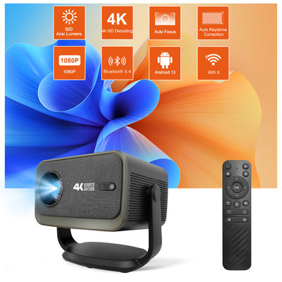2026 Flyin P20 Plus Smart Projector Android 13 500 ANSI Lumens รองรับ 4K 2GB+16GB WiFi6 LED LCD โฮมทีเอะ