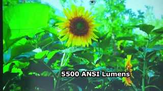 3LCD Laser Native 4K 3840X2160 ความละเอียดโปรเจคเตอร์ระยะฉายสั้น